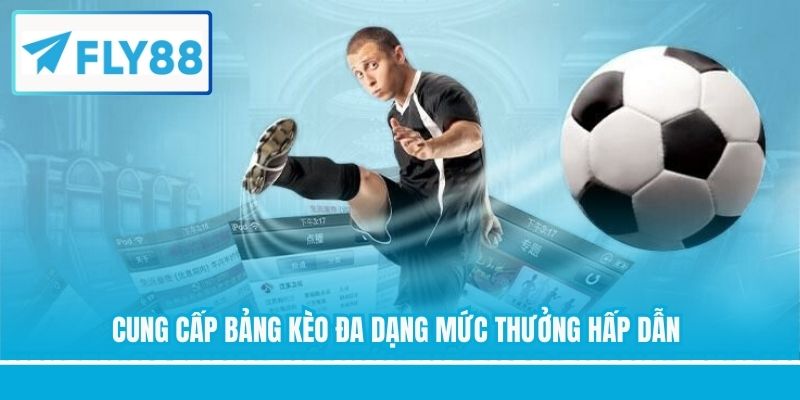 Cung cấp bảng kèo đa dạng mức thưởng hấp dẫn